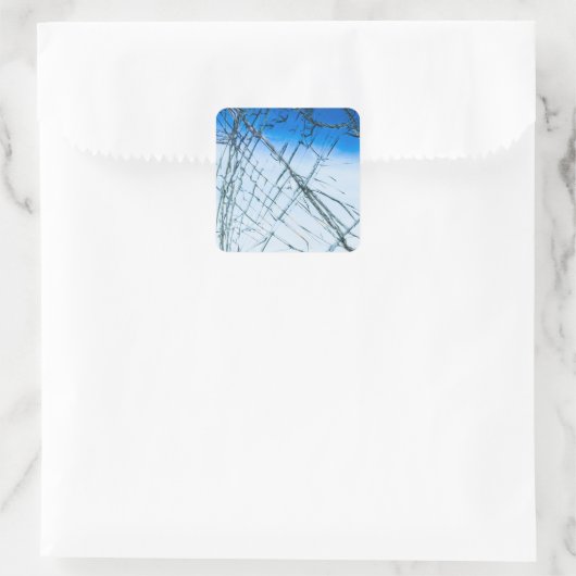 壊れた窓 スクエアシール (バッグ)