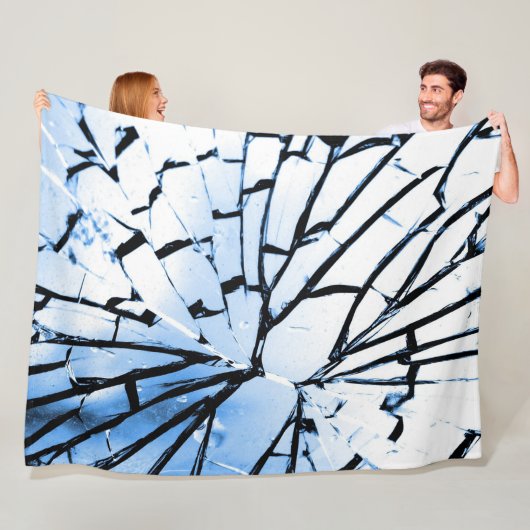 壊れた窓 フリースブランケット (インサイチュ)