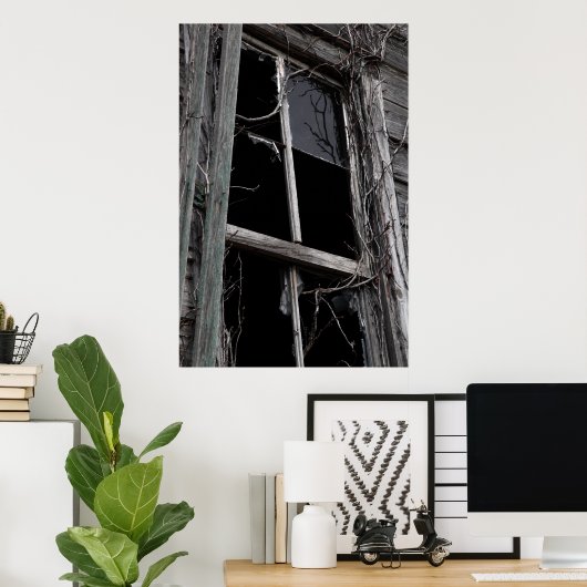 壊れた窓 ポスター (ホームオフィス)