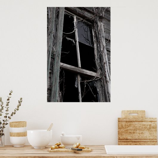 壊れた窓 ポスター (キッチン)