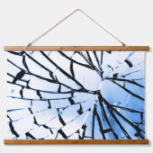 壊れた窓 吊り下げ型タペストリー (正面)