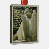 壊れた翼の天使のオーナメント メタルオーナメント (右)