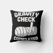 壊れた腕がすぐに良くなる重力チェックが完了 クッション (裏面)