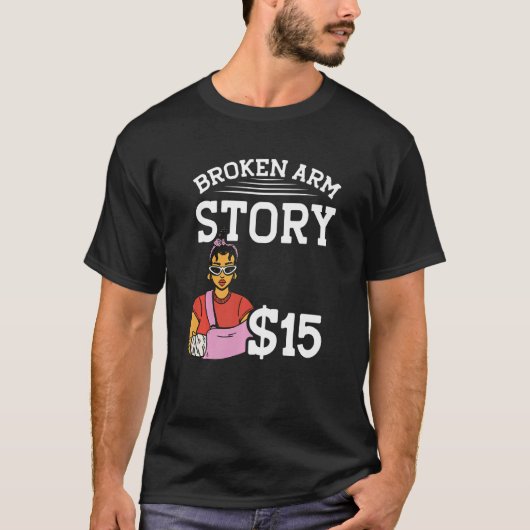 壊れた腕の物語15壊れた骨1 Tシャツ (正面)