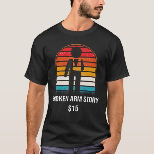 壊れた腕の物語15壊れた骨 Tシャツ (正面)