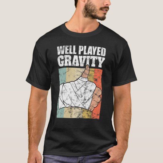 壊れた腕の遊重力 Tシャツ (正面)