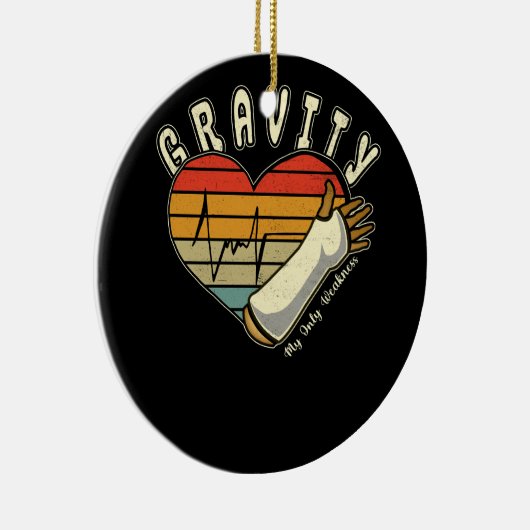 壊れた腕の重力私の唯一の弱い手の手首Elb セラミックオーナメント (右)