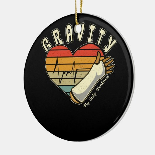 壊れた腕の重力私の唯一の弱い手の手首Elb セラミックオーナメント (左)