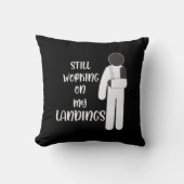 壊れた腕はスタントマンの子供を得る クッション (正面)