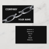 壊れた鎖 名刺 (正面/裏面)