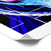 壊れた鏡アート ポスター (角)