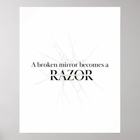 壊れた鏡 ポスター (正面)