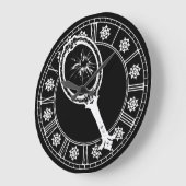 壊れた鏡 ラージ壁時計 (傾斜)