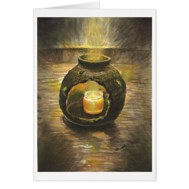 壊れた陶器を通した輝やき (正面)