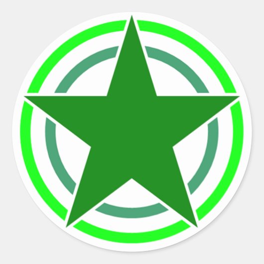 壊れた2つ星の円15 ラウンドシール (正面)