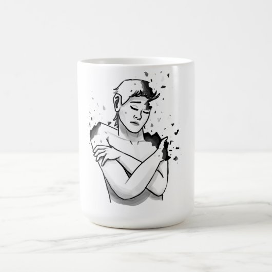 壊れた コーヒーマグカップ (中央)