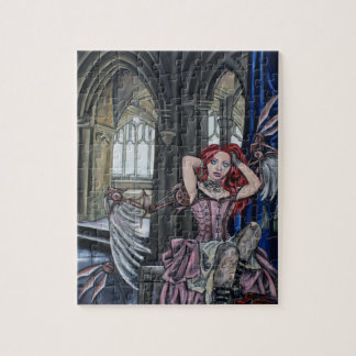 壊れたsteampunkの妖精の芸術 ジグソーパズル