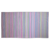 壊れたTV画面テストパターンリバーシブル 枕カバー (正面左)