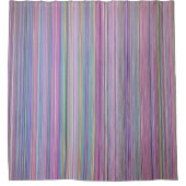 壊れたTV画面テストパターン1a シャワーカーテン (正面)