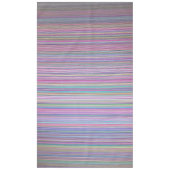 壊れたTV画面テストパターン テーブルクロス (正面)