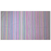 壊れたTV画面テストパターン テーブルクロス (正面(横))