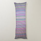 壊れたTV画面テストパターン ボディピロー (裏面 (縦))