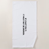 壊れていない状態に直す ビーチタオル (正面)