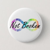 壊れていない 缶バッジ (正面)