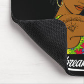 壊れない自閉症ママMessy Bun自閉症の意識 マウスパッド (コーナー)