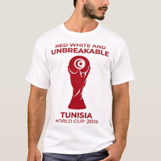 壊れない赤と白 Tシャツ