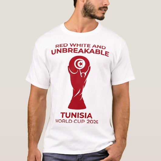 壊れない赤と白 Tシャツ (正面)