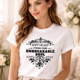壊れない魂を持つ女性のためのヴィンテージ Tシャツ