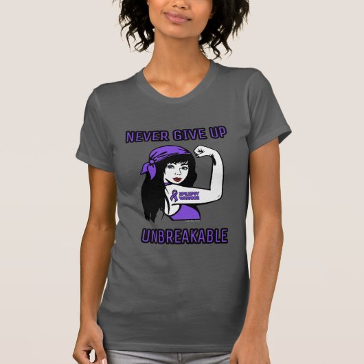 壊れない…てんかん Tシャツ (正面)