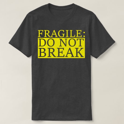 壊れない Tシャツ (デザイン正面)