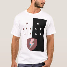 「壊れない」Tシャツ - やる気を起こすタイポグラフィ ギフト