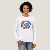 "壊れながらも美を創り出す" メンタルヘルス トライブレンドTシャツ (正面全体)