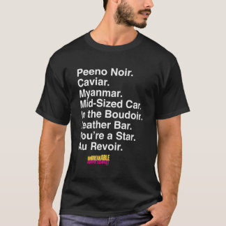 壊れにくいキミーシュミットティトゥスピーノノワール Tシャツ