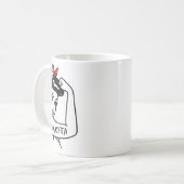 壊れにくいメキシコ人ロージー女性ママチタ・シンコ・デ コーヒーマグカップ (正面左)