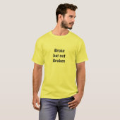 壊れました Tシャツ (正面フル)