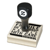 壊れやすいので落とさないで注意して扱う ゴムスタンプ ラバースタンプ (スタンプ)