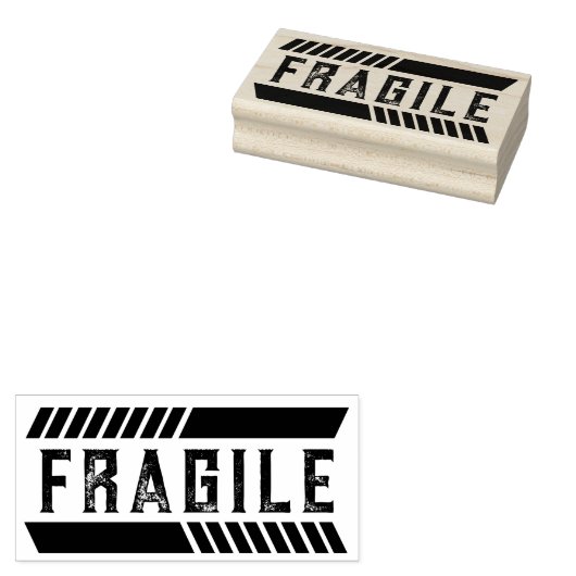 壊れやすいので落とさないで注意して扱う ゴムスタンプ ラバースタンプ (押印)