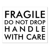 壊れやすいゴムのスタンプ気に付きハンドル ラバースタンプ (インプリント)