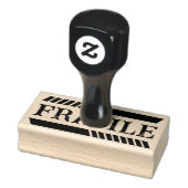 壊れやすいゴムのスタンプ気に付きハンドル ラバースタンプ (スタンプ)