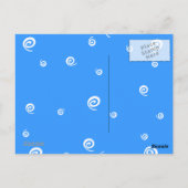 壊れやすいハート、はがき ポストカード (裏面)