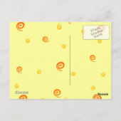 壊れやすいハート、はがき ポストカード (裏面)