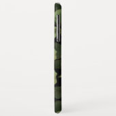 壊れやすいバラ。黒の花の模様 Case-Mate iPhoneケース (裏面/左)