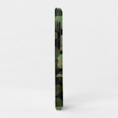 壊れやすいバラ。黒の花の模様 Case-Mate iPhoneケース (裏面/左)