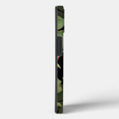 壊れやすいバラ。黒の花の模様 Case-Mate iPhoneケース (裏面 / 右)