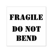 壊れやすい人は事務所に向かって曲がらない セルフインキングスタンプ (デザイン)