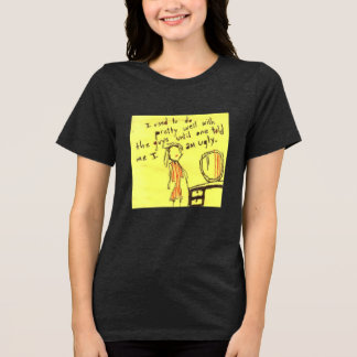 壊れやすい作品のエゴ：10代の闘い トライブレンドＴシャツ